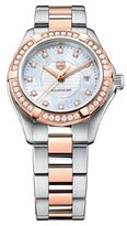 Thumbnail for your product : Tag Heuer Ladies' Two-Tone Aquaracer Watch with Diamond-Encrusted Bezel