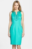 Thumbnail for your product : Adrianna Papell Embellished Sheath Dress (Regular & Petite)