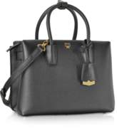 Thumbnail for your product : MCM Neo Milla Black Leather Small Tote Bag