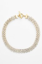 Thumbnail for your product : Lauren Ralph Lauren 'Signature Collection' Baguette Crystal Collar Necklace