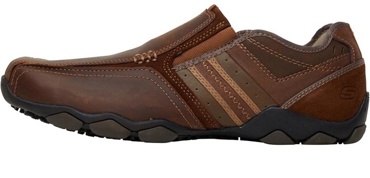 skechers mens diameter zinro shoes dark brown