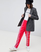 Thumbnail for your product : Asos Design ASOS Track Pant Pants with Lace Detail