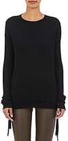 Thumbnail for your product : Helmut Lang Women's Layered Merino Wool Rib-Knit Sweater-Blk