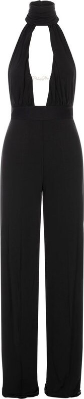 Philipp Plein Halter Neck Backless Jumpsuit