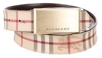 Burberry Haymarket Check Belt