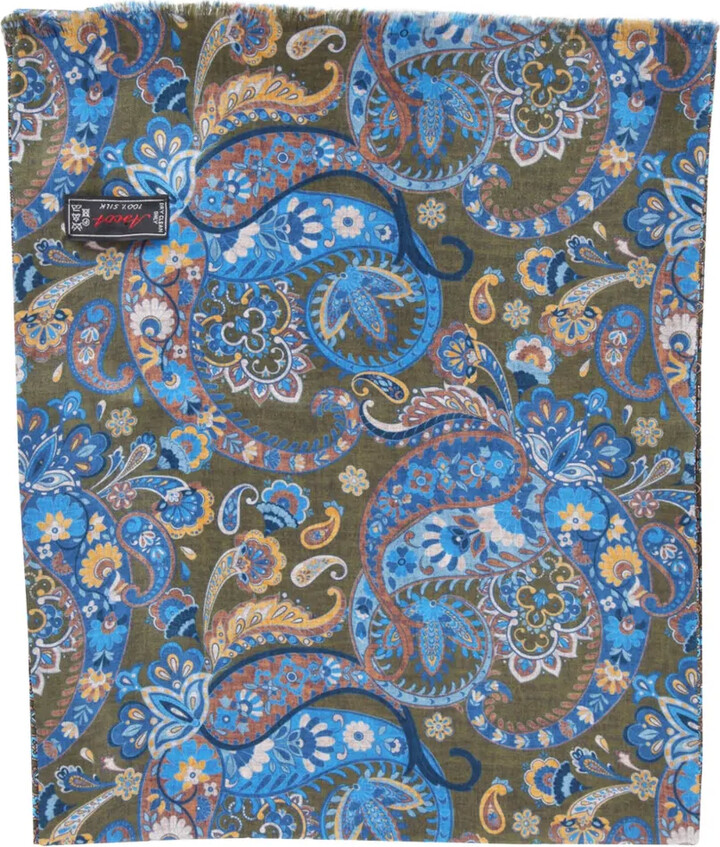 ASCOT Paisley Fringed Scarf