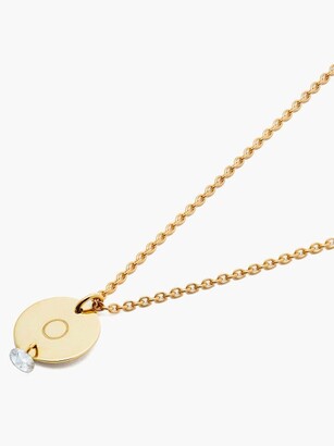 Raphaele Canot Set Free 18kt Gold & Diamond O-charm Necklace - Gold