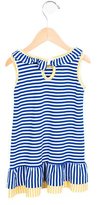Thumbnail for your product : Florence Eiseman Girls' Striped Floral-Adorned Dress