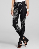 Thumbnail for your product : BCBGMAXAZRIA Leggings - Cameron Crackled Jacquard