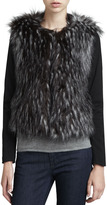 Thumbnail for your product : Ella Moss Long-Sleeve Faux-Fur Jacket