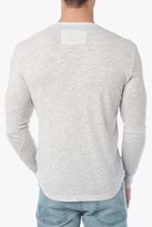Thumbnail for your product : 7 For All Mankind Raw Neck Crew In Heather Pearl Grey