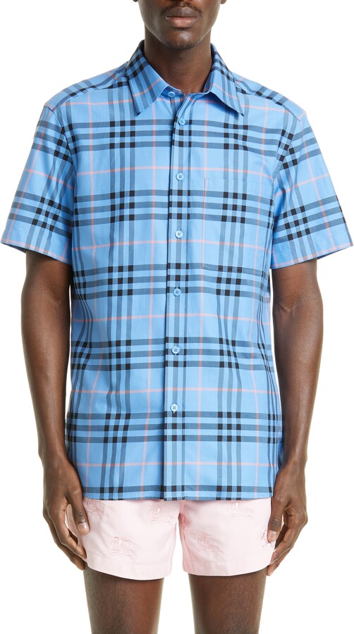 Burberry Men's Causton Multi-Plaid Sport Shirt