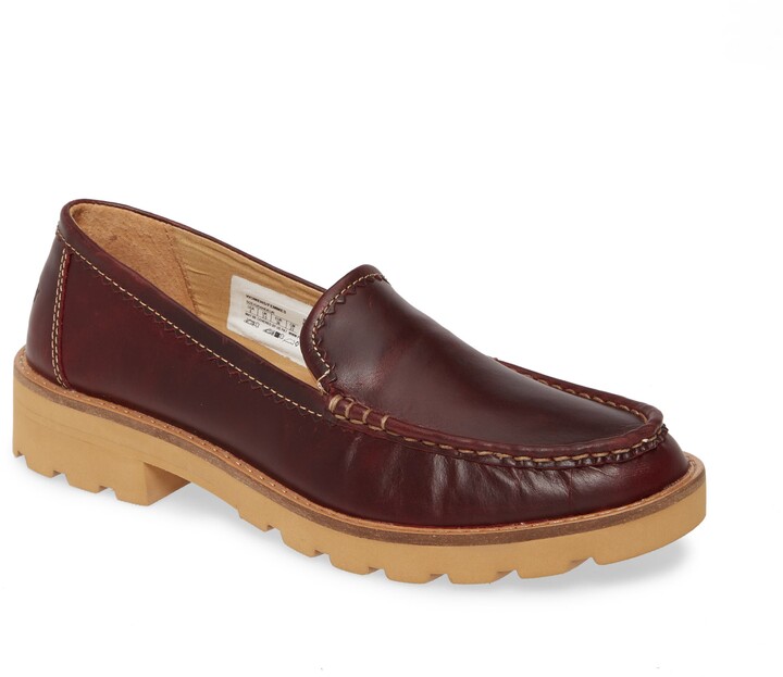 sperry lug sole loafer
