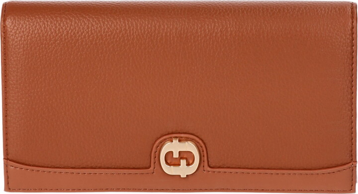 Time and Tru Women’s Cora Bifold Wallet, Cognac