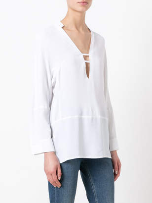 Dondup V-neck longsleeved blouse