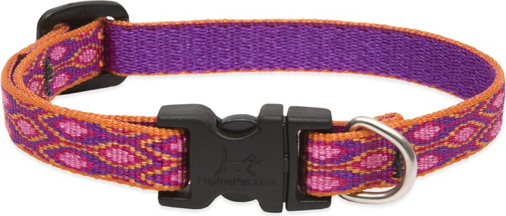 LupinePet Original Designs Alpen Glow Dog Collar, Alpen Glow, X-Small: 8 to 12-in neck, 1/2-in wide