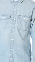 Thumbnail for your product : Current/Elliott 2 Pocket Ruler Fit Denim Shirt