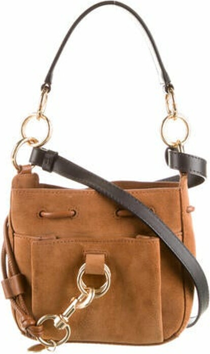 See by Chloe Suede Leather Trimmed Crossbody Bag - ShopStyle