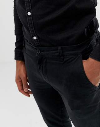 Kiomi chino trousers in black