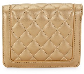 Love Moschino Quilted Faux Leather Bi-Fold Wallet