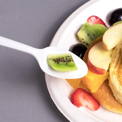 Nicole Fantini Disposable Brilliant Premimum Quality White Medium Weght 2000CT Value Pack Tea Spoons