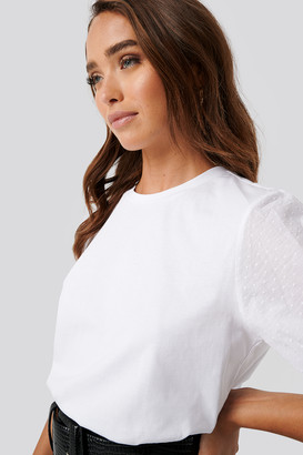 NA-KD Oversized Detailed Sleeve Top