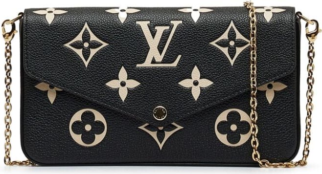 Louis Vuitton Mylockme Chain Pochette Leather Mini - ShopStyle Shoulder Bags