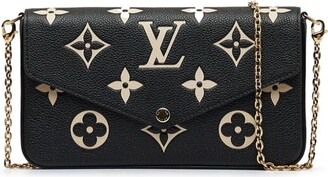 Louis Vuitton 2016 pre-owned Monogram Vernis Felicie clutch, Red