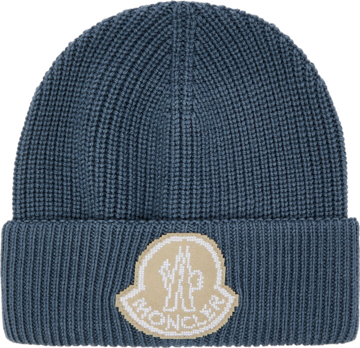 Moncler Logo Wool Beanie