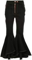 Thumbnail for your product : Ellery Hysteria Crop Flare jeans
