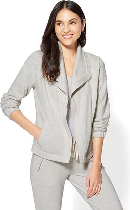 New York and Company Open-Front Shawl-Collar Jacket