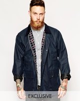 Thumbnail for your product : Reclaimed Vintage Waxed Jacket in Navy