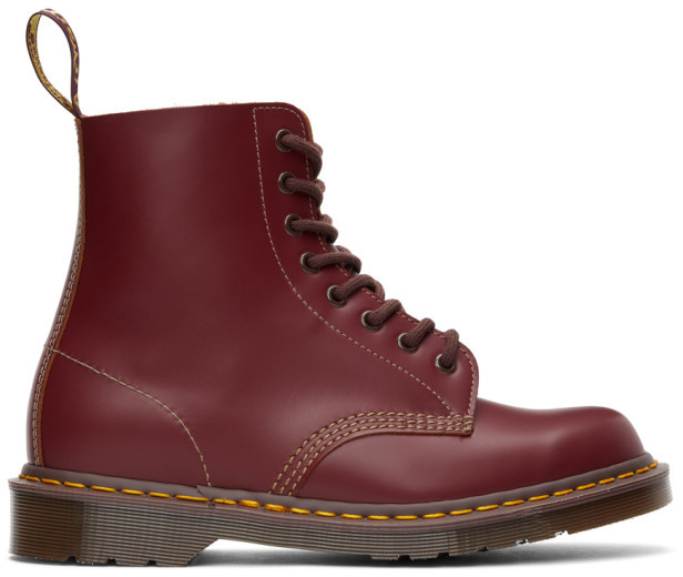 maroon boots mens