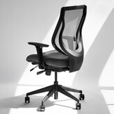 Thumbnail for your product : Ergonofis Youtoo Ergonomic Chair Black Frame Mariana Grey Fabric