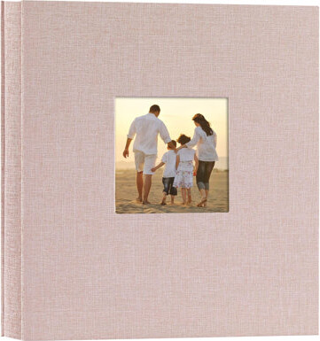 PET SUPPLY PLUS INC Linen Hardcover Photo Album, 4X6,600 Pieces, Large Capacity, (Beige)