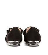 Thumbnail for your product : Miu Miu Suede slippers
