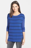 Thumbnail for your product : Caslon High-Low Long Sleeve Tunic Sweater (Regular & Petite)