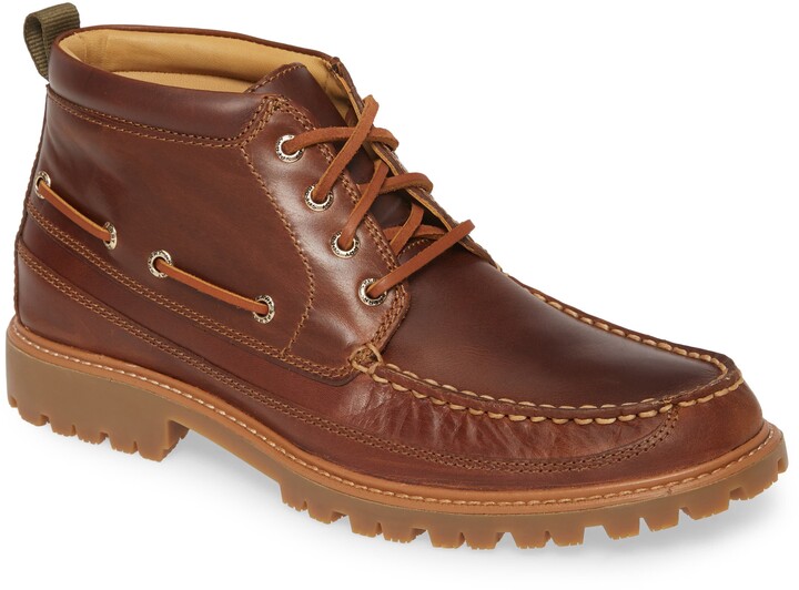sperry moc toe boot