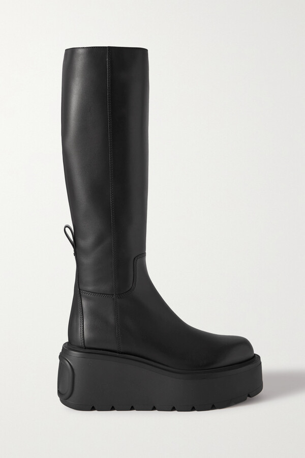 platform high knee boots