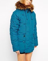 Thumbnail for your product : Alpha Industries Explorer Parka Coat With Faux Fur Hood