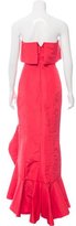 Thumbnail for your product : Oscar de la Renta Strapless Evening Gown