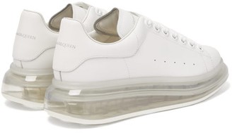 Alexander McQueen Raised Bubble-sole Leather Trainers - White