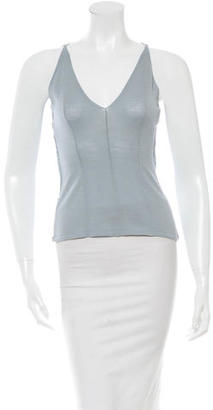 Narciso Rodriguez Silk Embellished Top