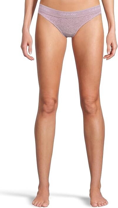 Calvin Klein Underwear Icon Cotton Stretch Mineral Dye Bikini Women's Underwear Dream Pink : XL (Women's 16), Cotton/Elastane