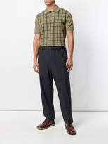 Thumbnail for your product : Marni grid check knitted polo shirt