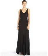 Thumbnail for your product : Theyskens' Theory Theyskens Theory black silk sleeveless v-neck gown