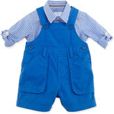 Thumbnail for your product : Tartine et Chocolat Gingham-Check Long-Sleeve Shirt, Blue, 1m-18m