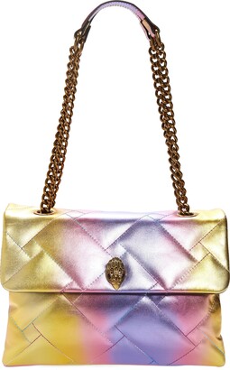 Kurt Geiger Women's Mini Kensington Pale Pink Velvet - ShopStyle Shoulder  Bags