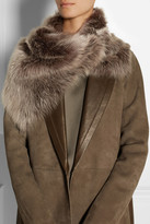 Thumbnail for your product : Karl Donoghue Shearling collar