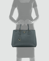 Thumbnail for your product : Prada Saffiano Gardner's Tote Bag, Emerald (Smeraldo)